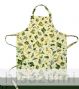 green thyme printed cotton adjustable bib apron